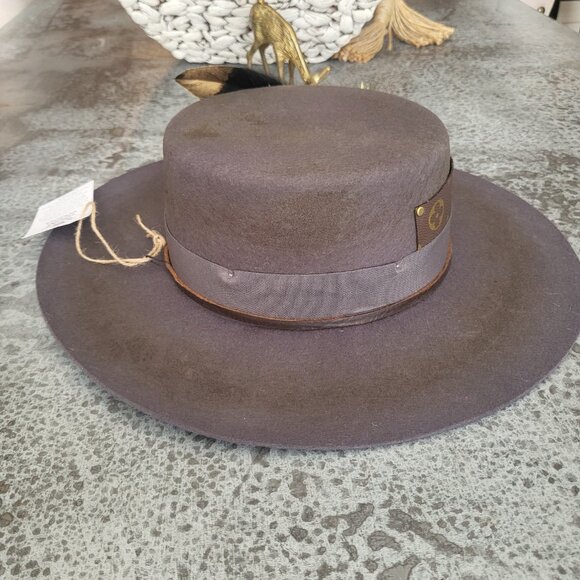 NWT Revival Wear Dark Gray Fedora main image 5